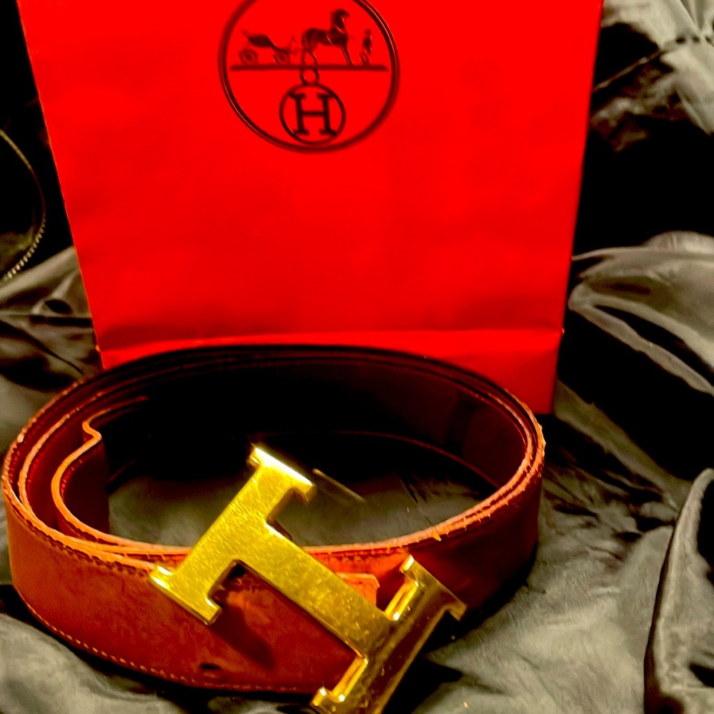 Hermes Constance Men’s Reversible Belt .